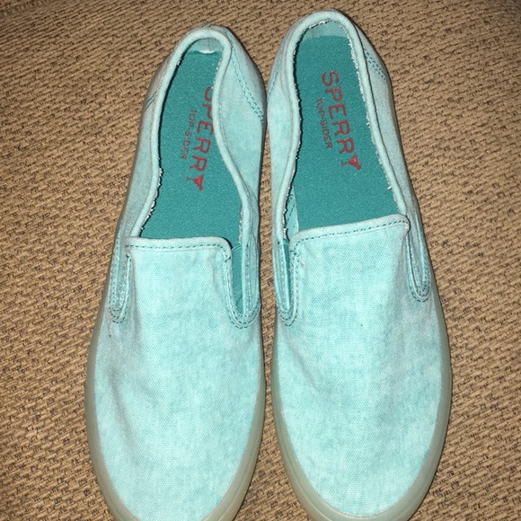 Sperry seaside drink (turquoise) Sz. 8.5 - Picture 2 of 4